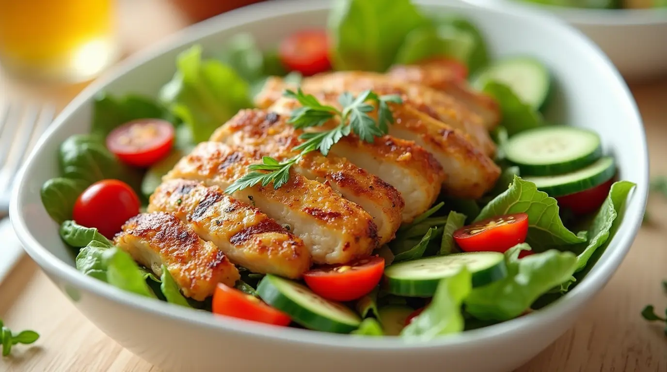 Simple cold lunch ideas featuring a salad.